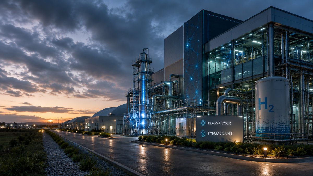 Plazmalyser and Pyrolysis hydrogen production facility